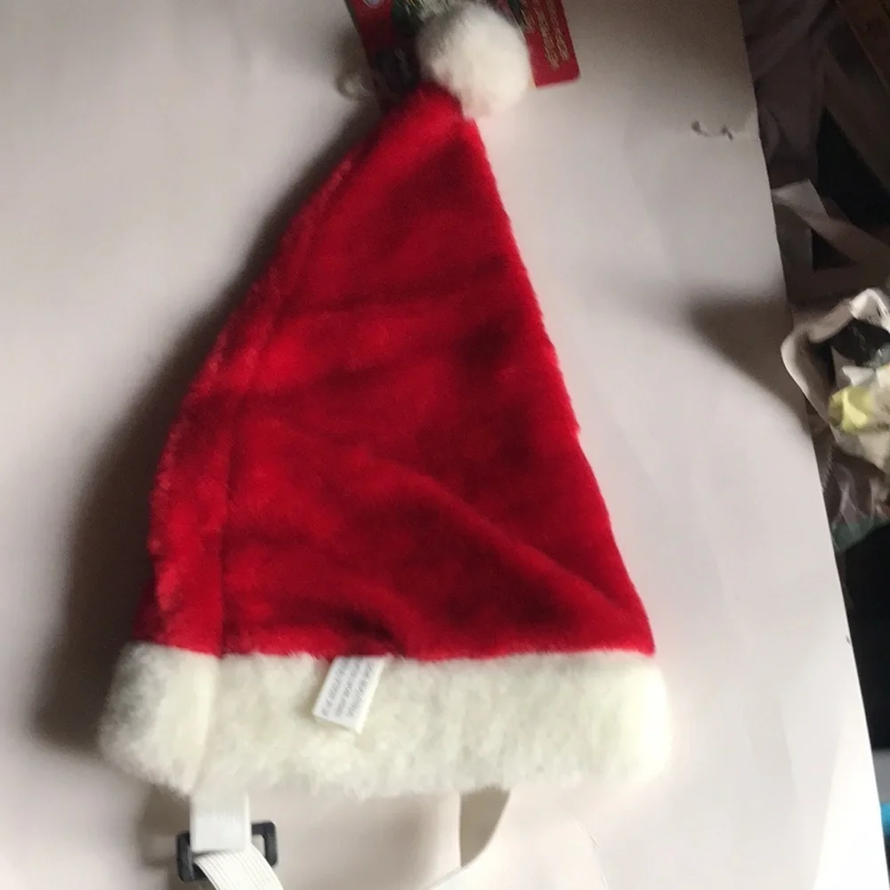 NWT Furry Santa Hat for Pets